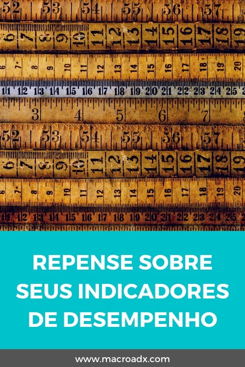 Repense sobre seus indicadores de desempenho