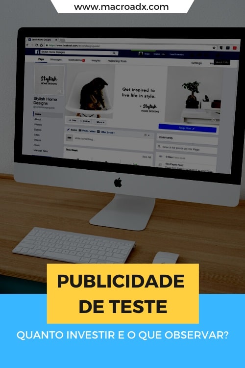 Publicidade de teste