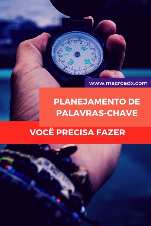 Planejamento de Palavras-chave - Você precisa fazer